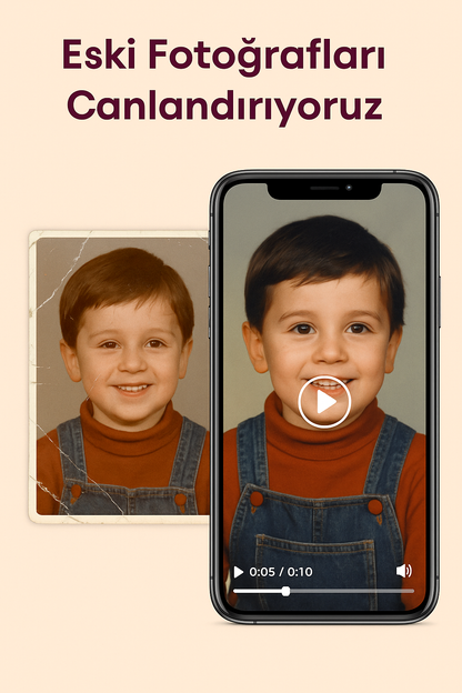 Büyüklerinizin Eski Fotoğraflarınızı Canlandırıyoruz