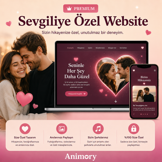 Sevgiliye Özel Website (Premium)