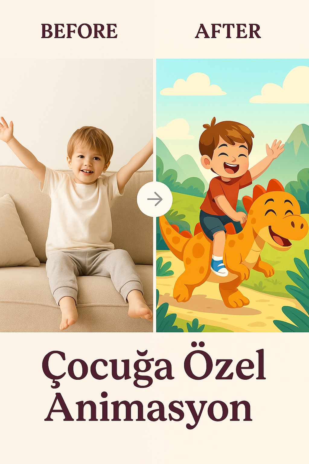 Çocuğa Özel Animasyon Şarkı Klibi