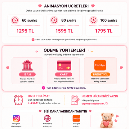 Hikayenize Özel Animasyon