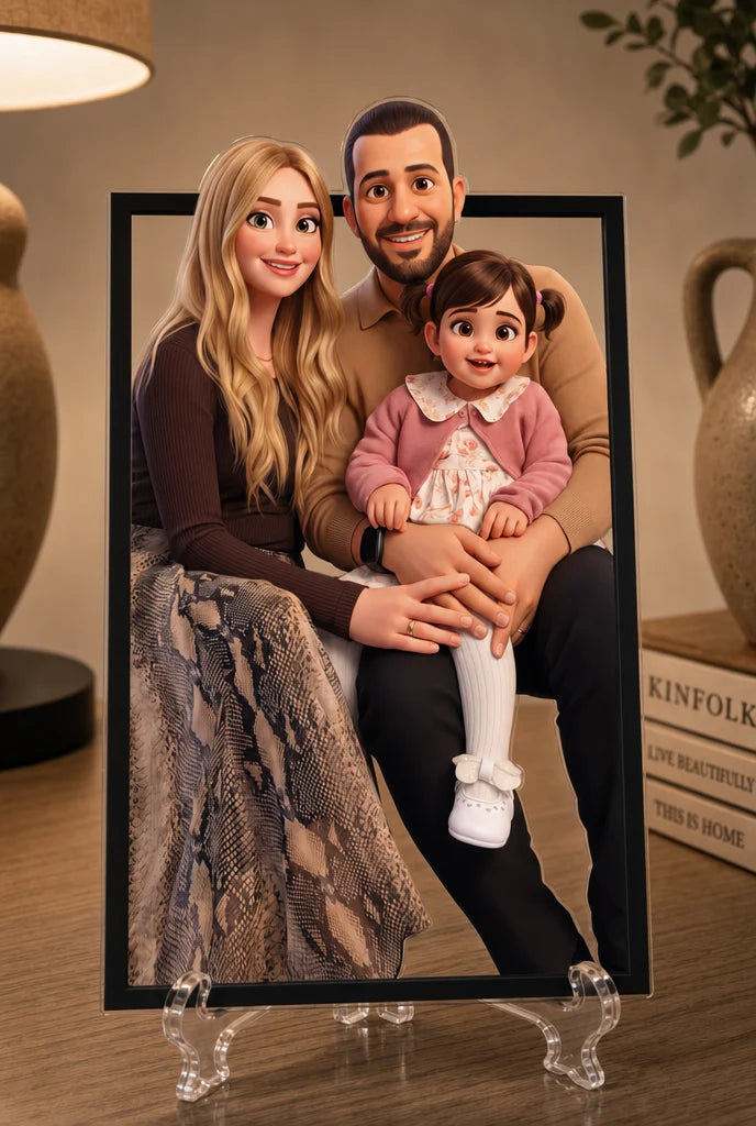 Kişiye Özel Animasyon Çizgi Film Tablosu
