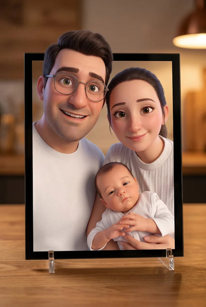 Kişiye Özel Animasyon Çizgi Film Tablosu